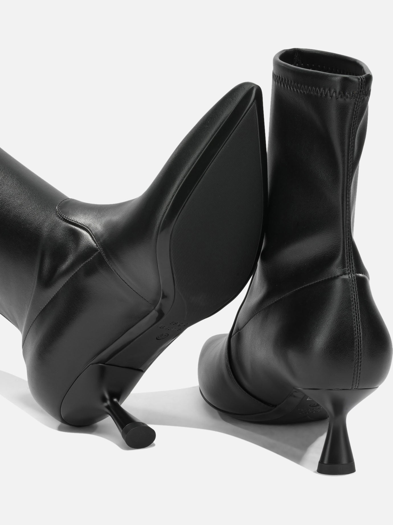 Pull-on boots 50% leather 50% eco-leather - 50% leather 50% rubber Black - Sergio Levantesi Women | PDP | VIETTI Online Store | Zoom-Modal_5