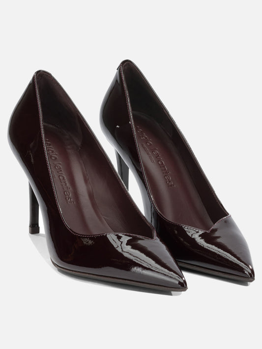 Pumps 100% leather - 50% leather 50% rubber Bordeaux - Sergio Levantesi Women | PDP | VIETTI Online Store | 2