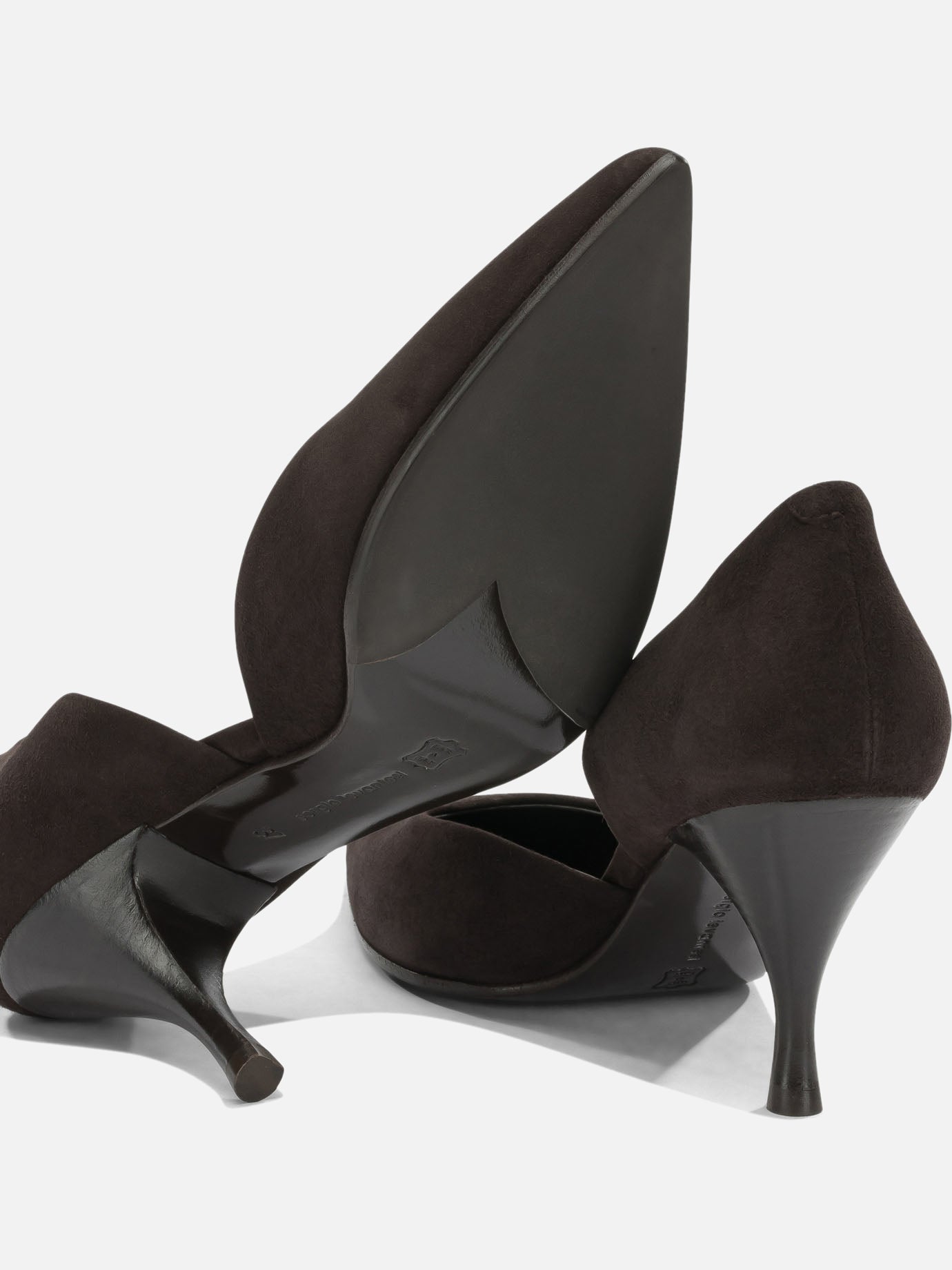 Pumps 100% leather - 50% leather 50% rubber Brown - Sergio Levantesi Women | PDP | VIETTI Online Store | Zoom-Modal_5