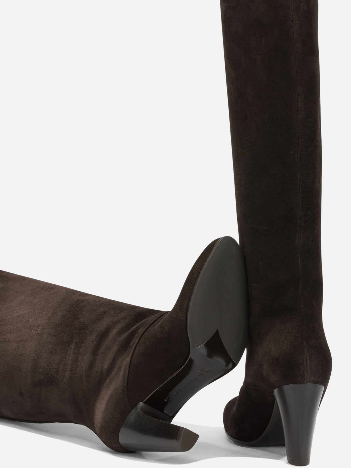 Knee-high 100% leather - 50% leather 50% rubber Brown - Sergio Levantesi Women | PDP | VIETTI Online Store | Zoom-Modal_5