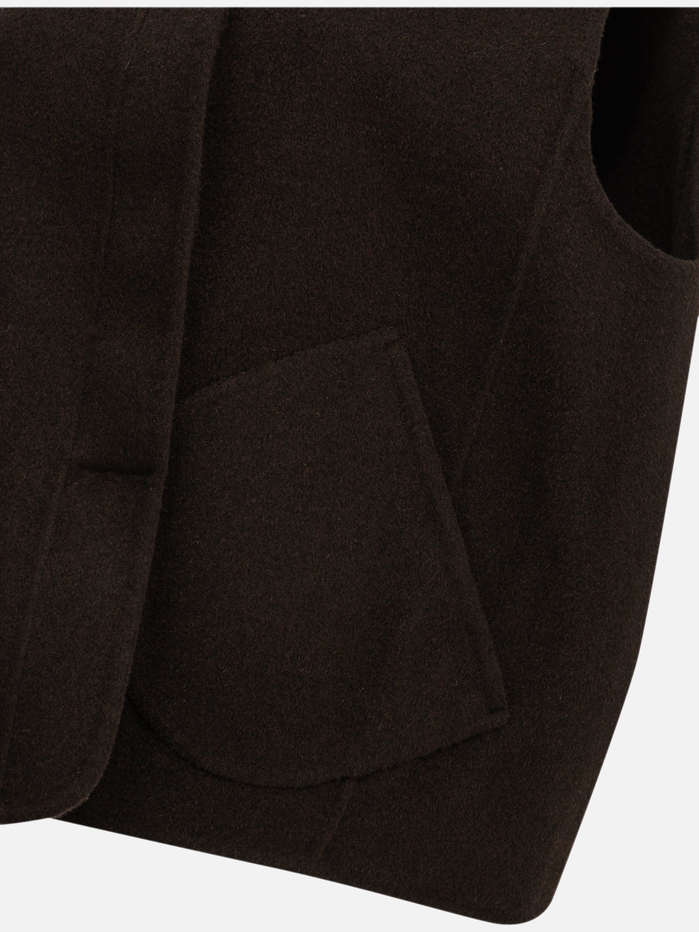 Soeur "Adeline" Sleeveless jacket Brown