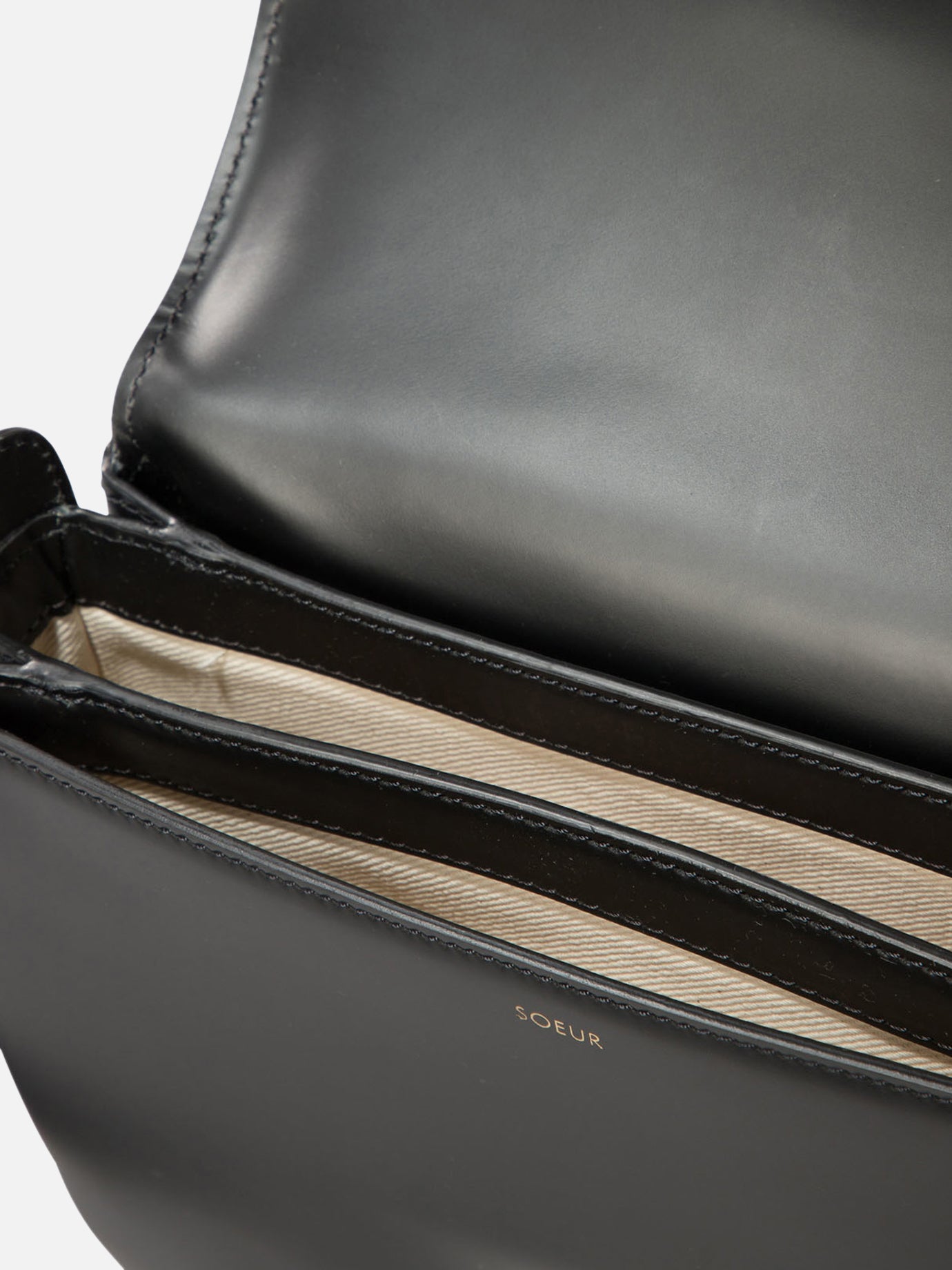 Small bags 100% calf leather - Lining: 100% cotton Black - Soeur Women | PDP | VIETTI Online Store | Zoom-Modal_5