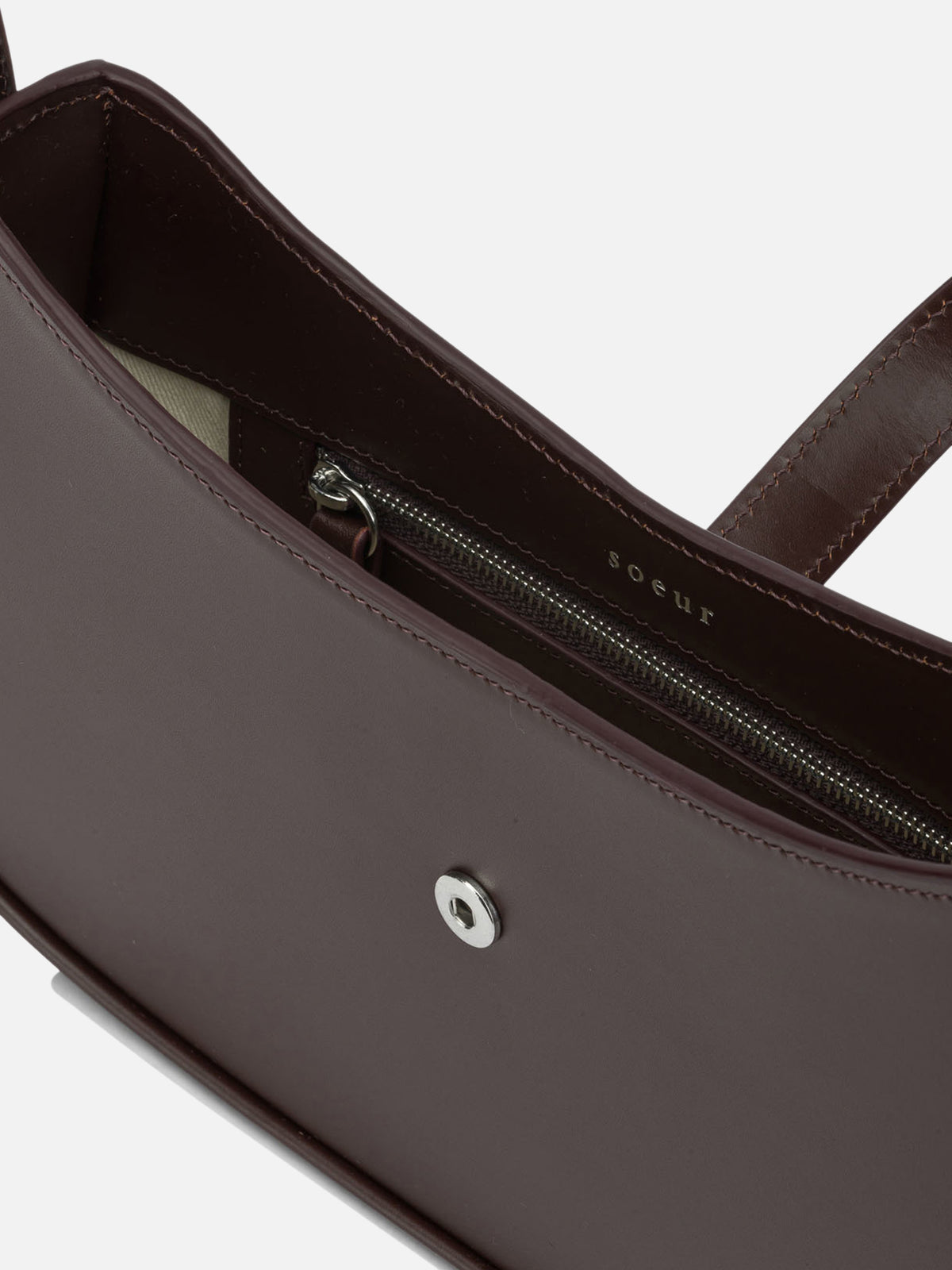 Soeur "Bonnie" Small Shoulder Bag Brown