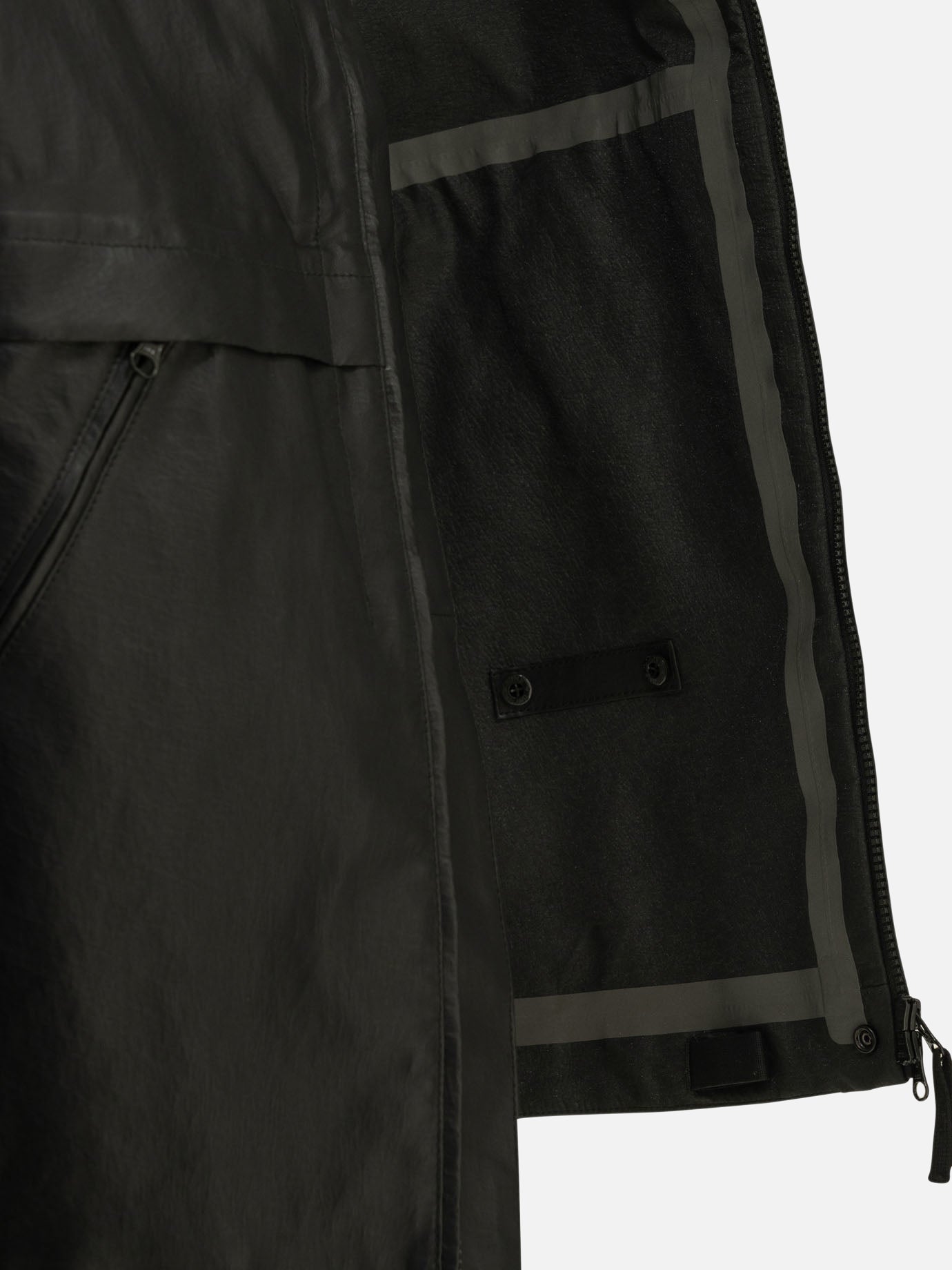 Leather jackets Logo Black - Stone Island Men | PDP | VIETTI Online Store | Zoom-Modal_6