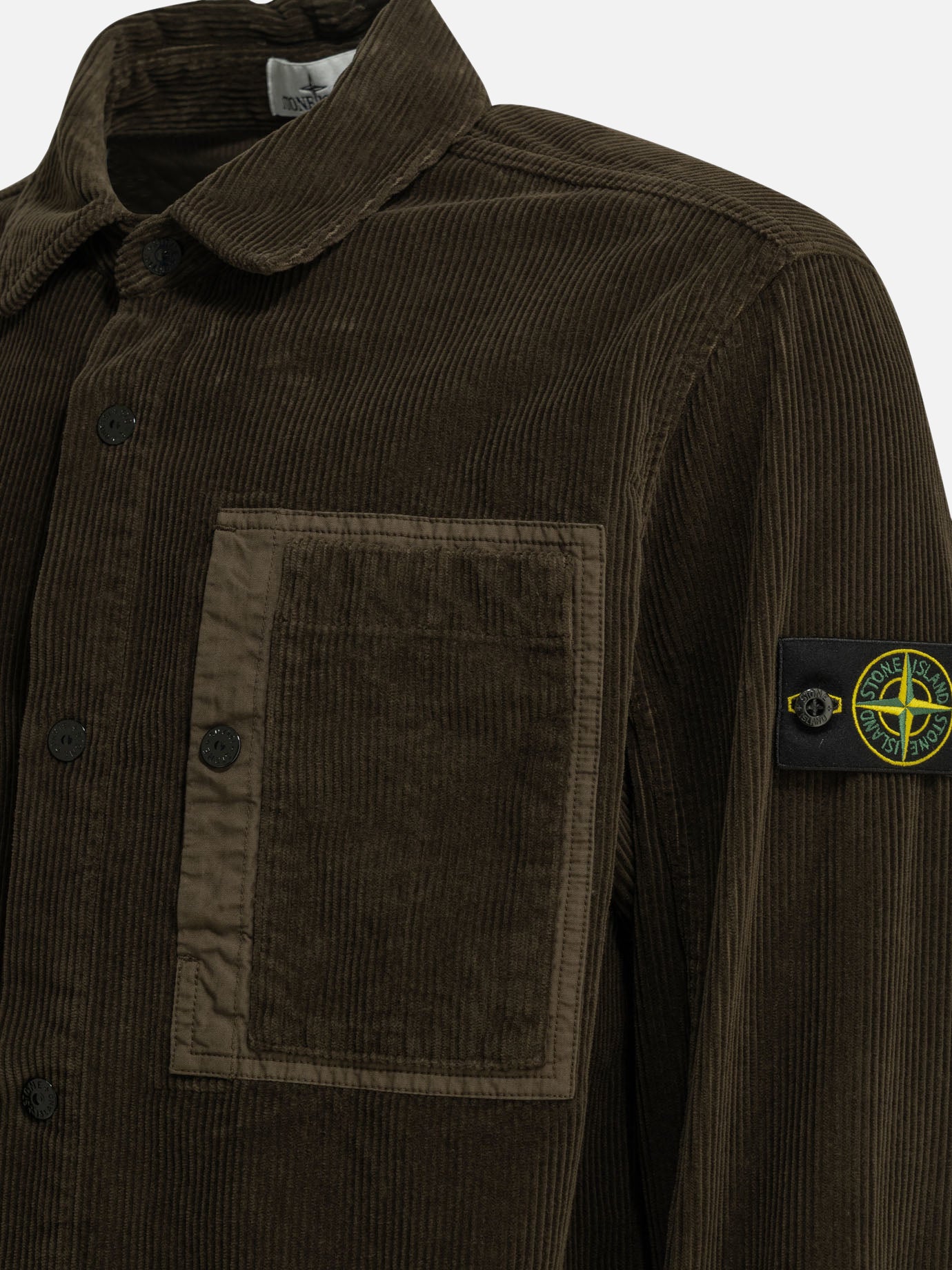 Overshirt jackets Logo Brown - Stone Island Men | PDP | VIETTI Online Store | Zoom-Modal_6