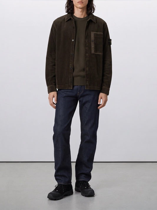 Overshirt jackets Logo Brown - Stone Island Men | PLP | VIETTI Online Store | 2