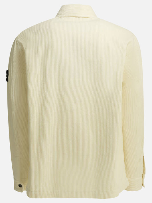 Overshirt jackets Logo White - Stone Island Men | PLP | VIETTI Online Store | 2