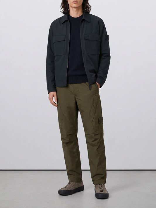 Overshirt jackets Logo Blue - Stone Island Men | PLP | VIETTI Online Store | 2