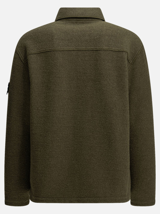 Overshirt jackets Logo Green - Stone Island Men | PLP | VIETTI Online Store | 2