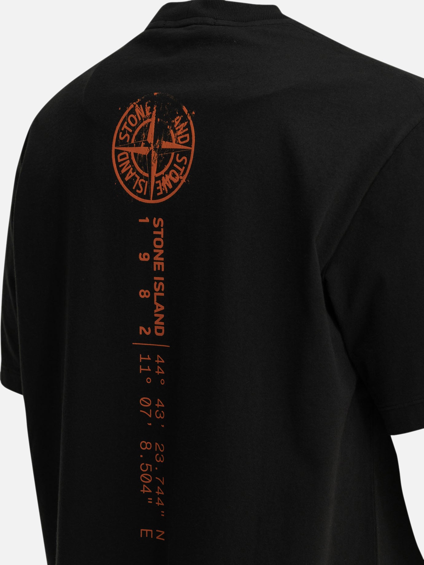 Crewneck t-shirts Logo Black - Stone Island Men | PDP | VIETTI Online Store | Zoom-Modal_4
