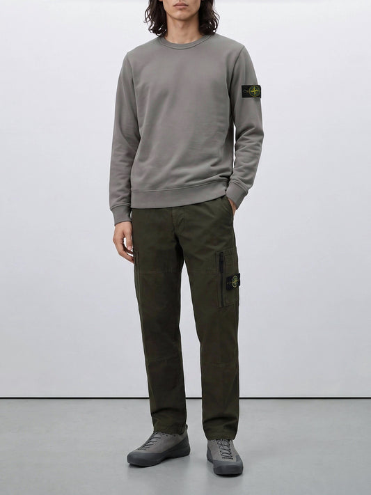 Cargo & parachute trousers Logo Green - Stone Island Men | PDP | VIETTI Online Store | 2