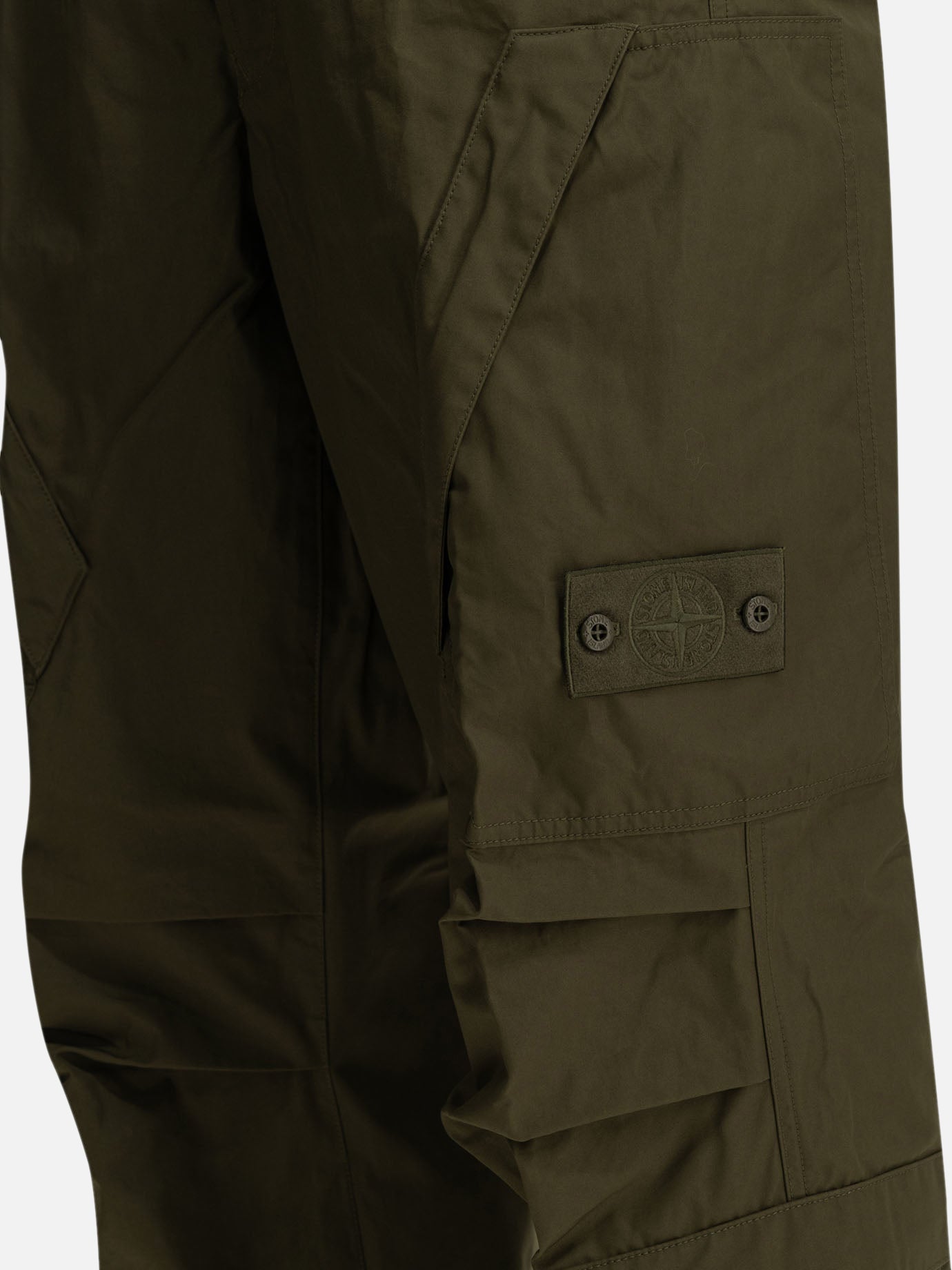 Cargo & parachute trousers Logo Green - Stone Island Men | PDP | VIETTI Online Store | Zoom-Modal_6