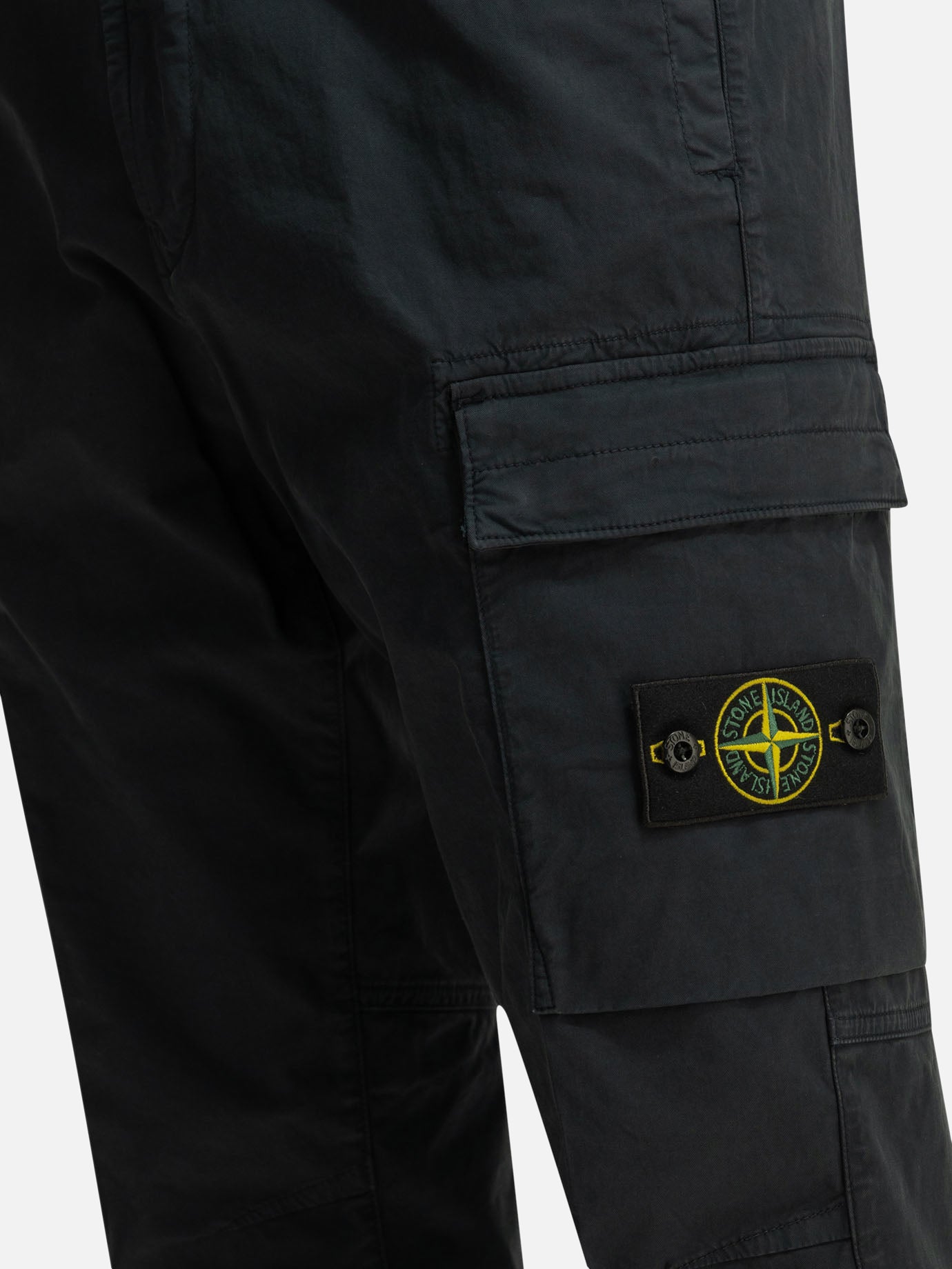 Cargo & parachute trousers Logo Blue - Stone Island Men | PDP | VIETTI Online Store | Zoom-Modal_6
