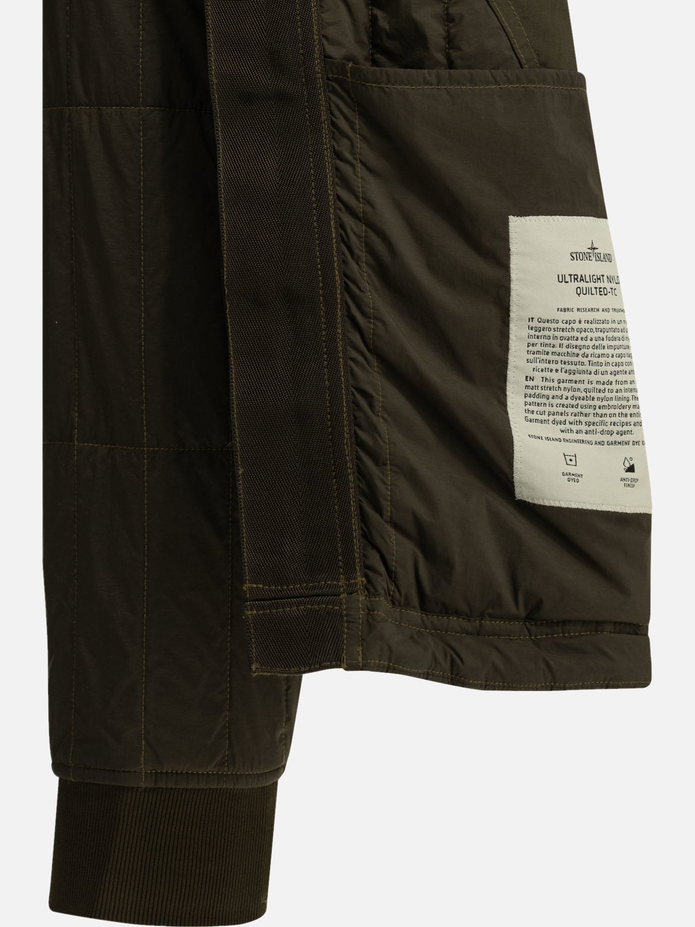 Quilted & Utility Jackets Logo Brown - Stone Island Men | PDP | VIETTI Online Store | Zoom-Modal_4