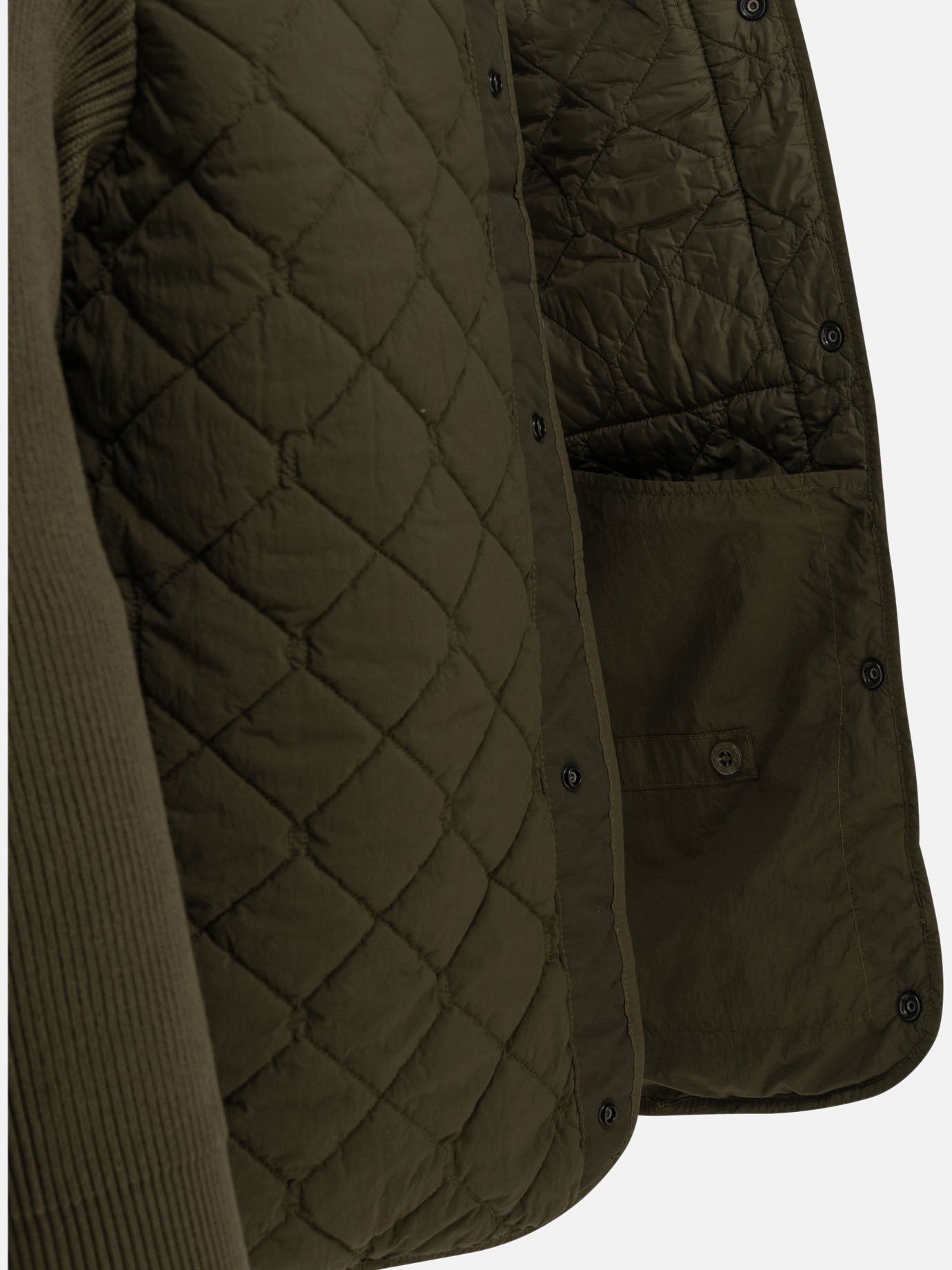 Quilted & Utility Jackets Logo Green - Stone Island Men | PDP | VIETTI Online Store | Zoom-Modal_4