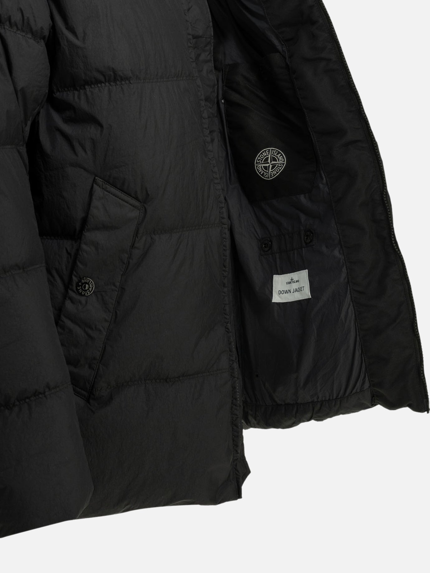 Down jackets Logo Black - Stone Island Men | PDP | VIETTI Online Store | Zoom-Modal_4
