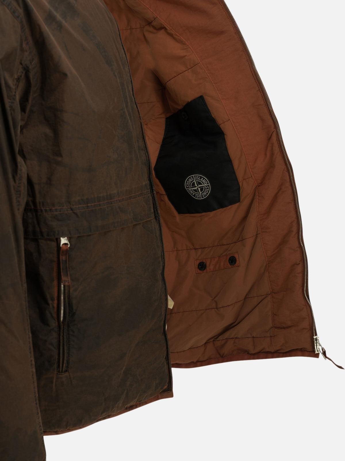 Stone Island "Laser Forest Camo" Parka Brown