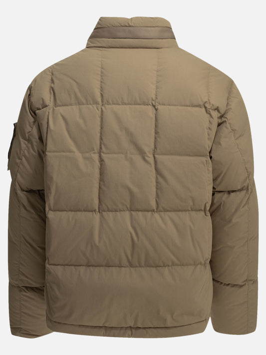 Down jackets Logo Beige - Stone Island Men | PLP | VIETTI Online Store | 2