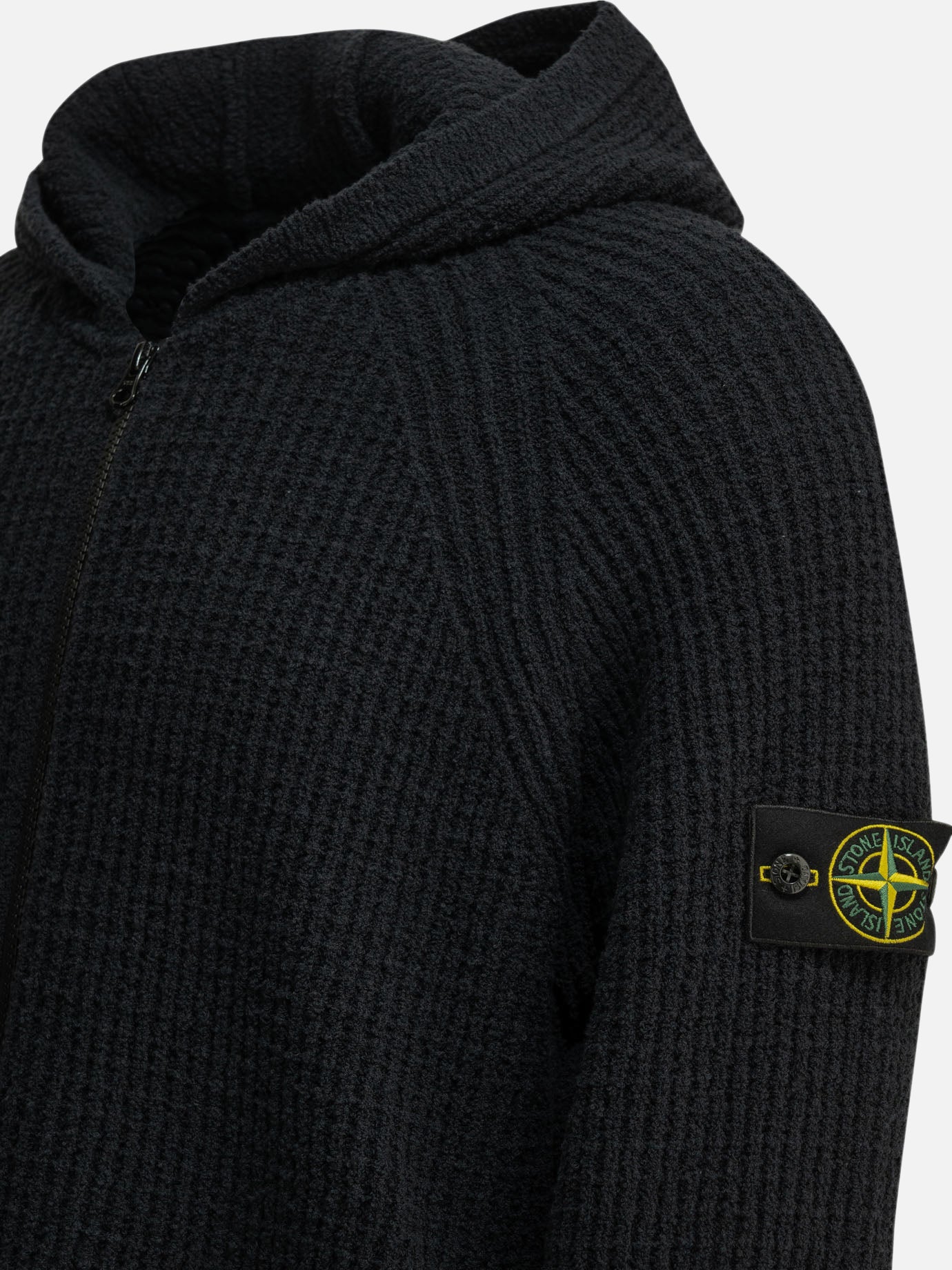 Zipped sweaters Logo Black - Stone Island Men | PDP | VIETTI Online Store | Zoom-Modal_4