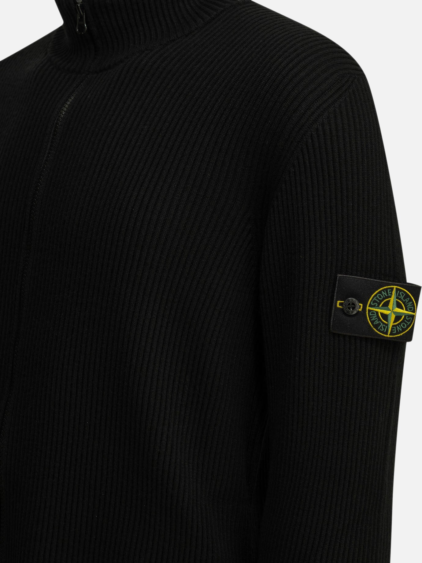 Zipped sweaters Logo Black - Stone Island Men | PDP | VIETTI Online Store | Zoom-Modal_6