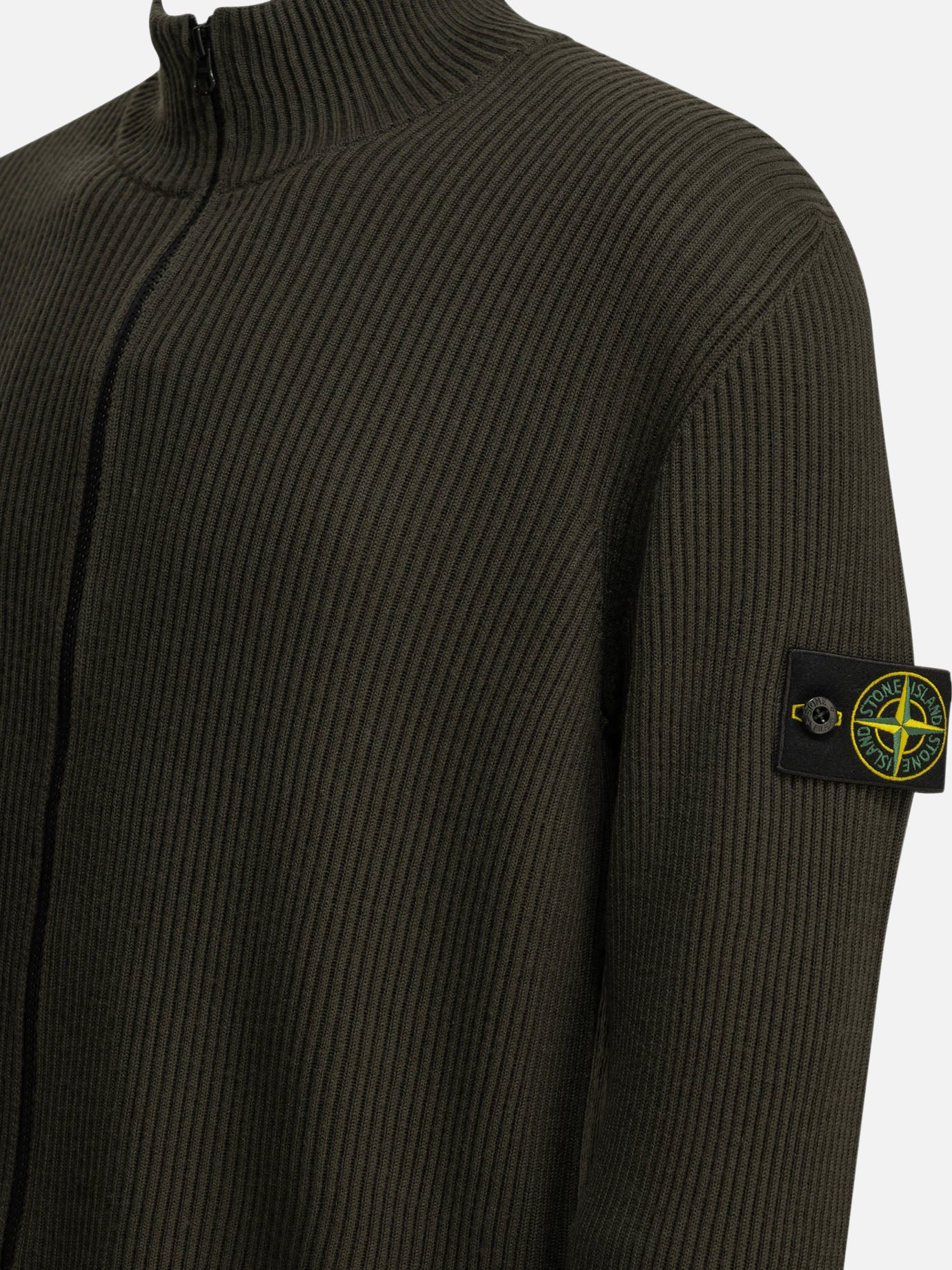 Zipped sweaters Logo Grey - Stone Island Men | PDP | VIETTI Online Store | Zoom-Modal_6