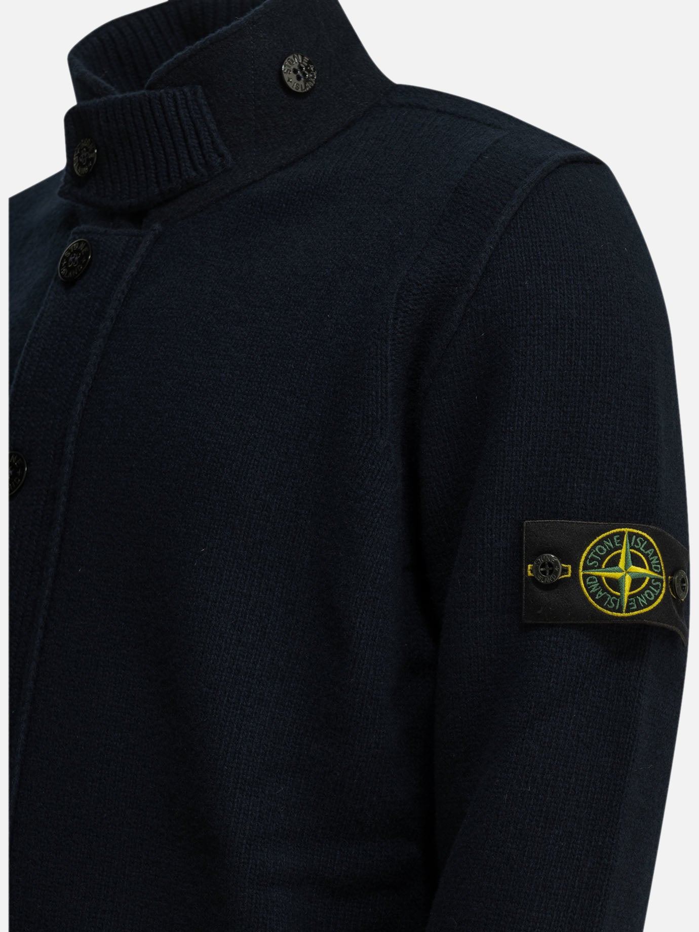 Cardigans Logo Blue - Stone Island Men | PDP | VIETTI Online Store | Zoom-Modal_6