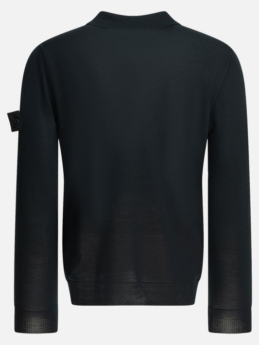 Polo sweater Logo Blue - Stone Island Men | PLP | VIETTI Online Store | 2