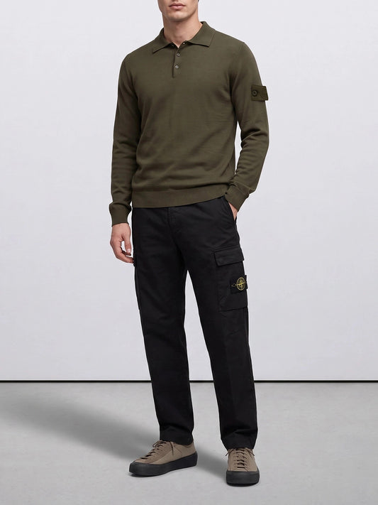Polo sweater Logo Green - Stone Island Men | PLP | VIETTI Online Store | 2