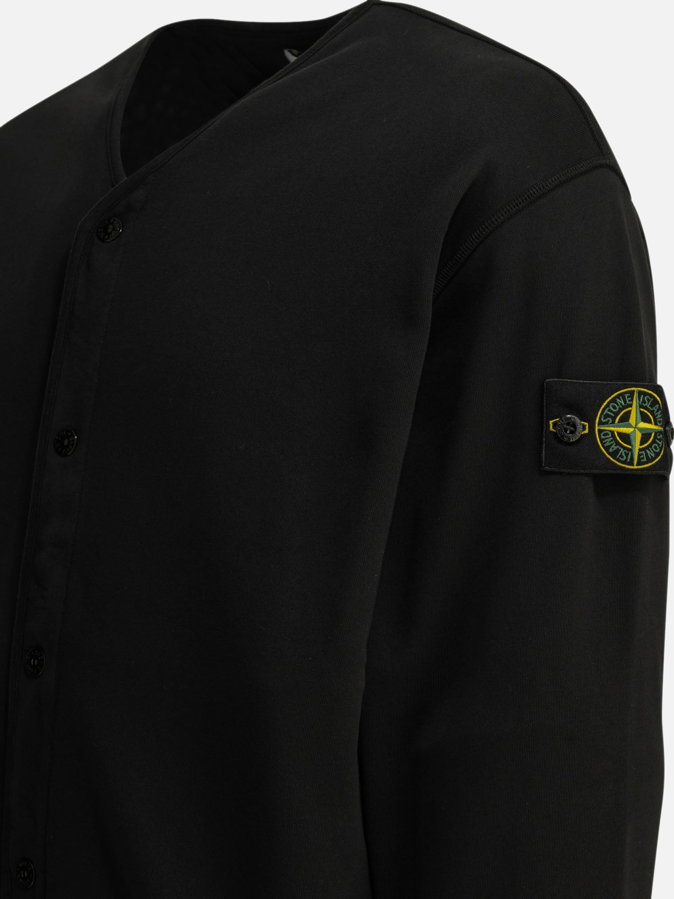 Cardigan Logo Nero - Stone Island Uomo | PDP | VIETTI Online Store | Zoom-Modal_4