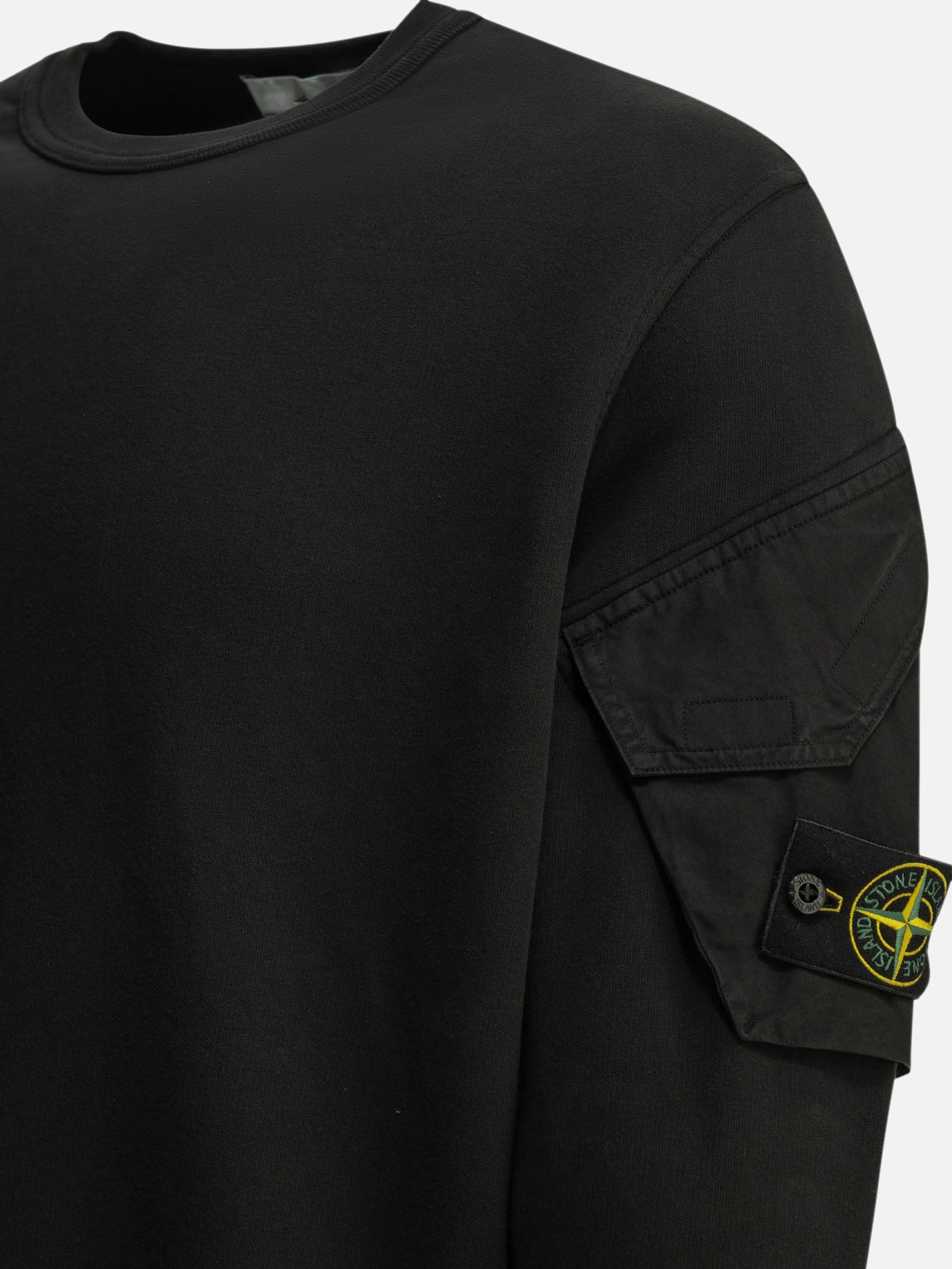 Felpe girocollo Logo Nero - Stone Island Uomo | PDP | VIETTI Online Store | Zoom-Modal_4