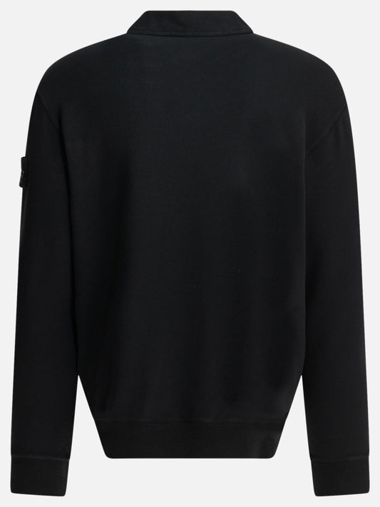 Polo neck sweatshirts Logo Blue - Stone Island Men | PLP | VIETTI Online Store | 2