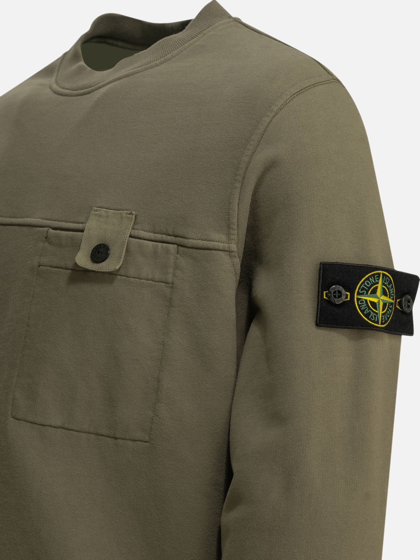 Felpe girocollo Logo Verde - Stone Island Uomo | PDP | VIETTI Online Store | Zoom-Modal_4