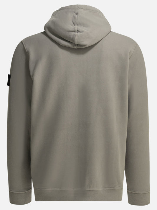 Felpe con zip Logo Grigio - Stone Island Uomo | PLP | VIETTI Online Store | 2