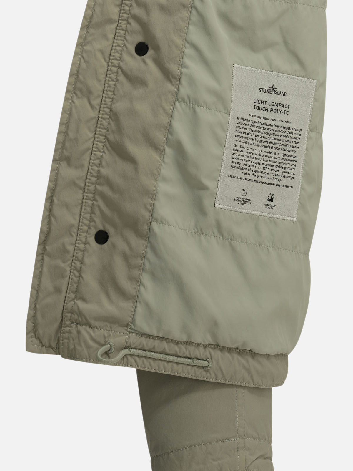Stone Island "Light Compact" Padded Jacket Beige