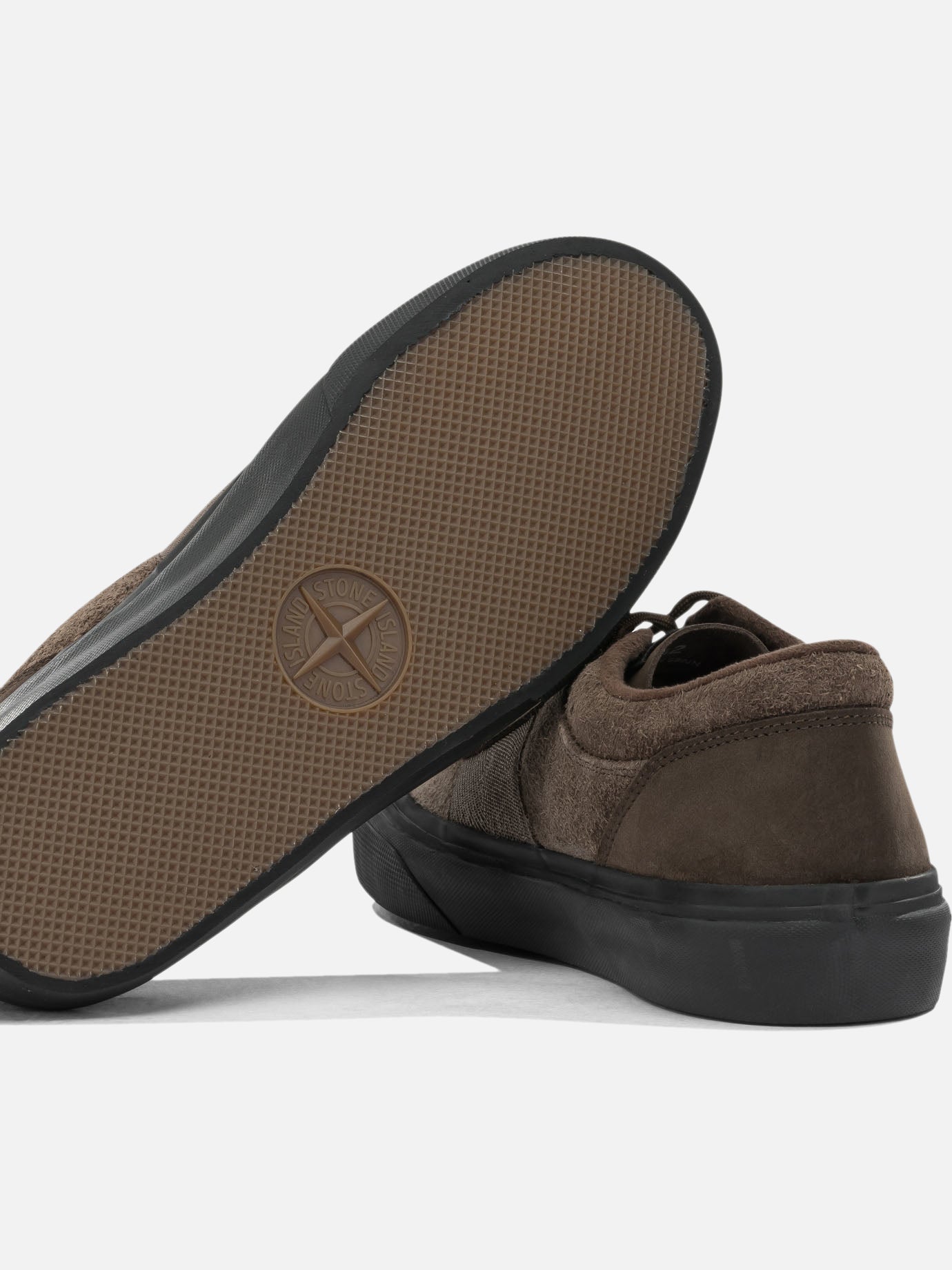 Low top sneakers 100% calf leather - 100% rubber Brown - Stone Island Men | PDP | VIETTI Online Store | Zoom-Modal_5