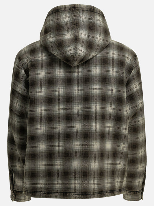 Stüssy Hooded Overshirt jacket Grey