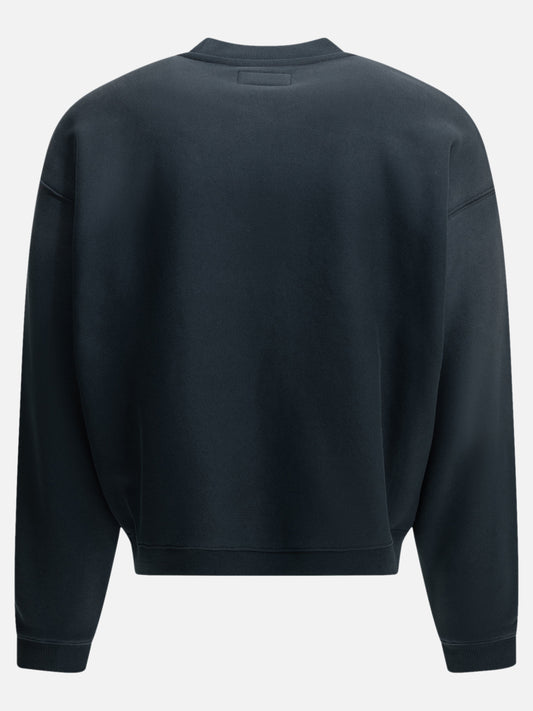 Stüssy "Sun Faded" Crew-Neck Sweatshirt Blue