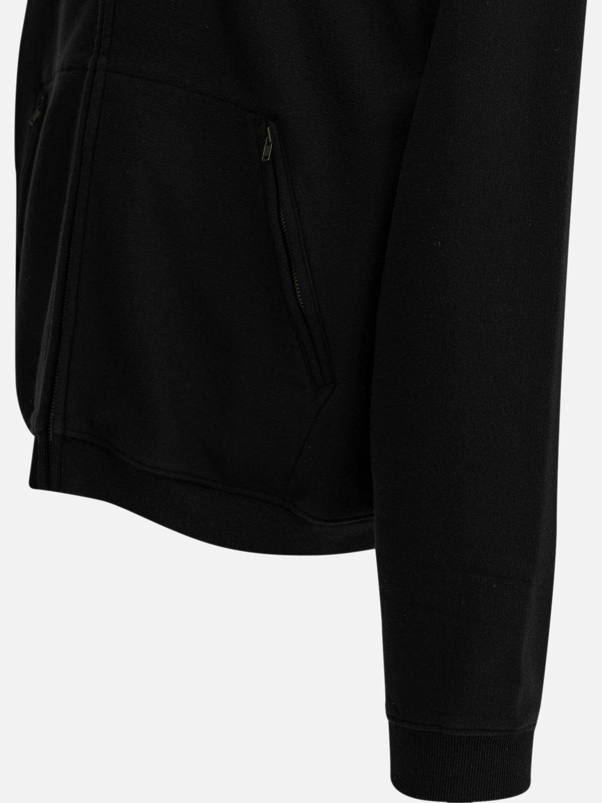 Stüssy Fleece jacket with logo Black