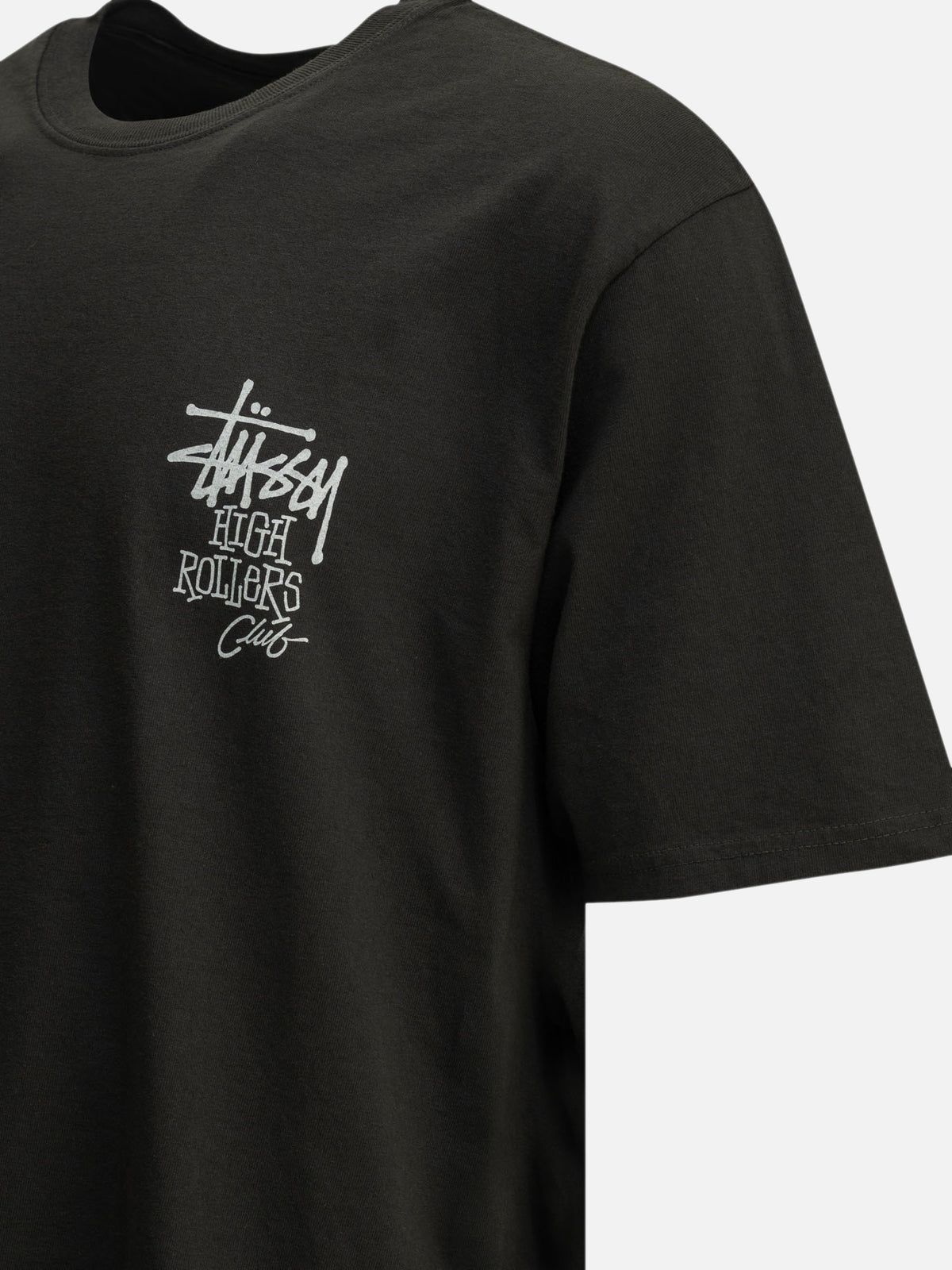 Stüssy "High Rollers" Crew-Neck T-Shirt Black