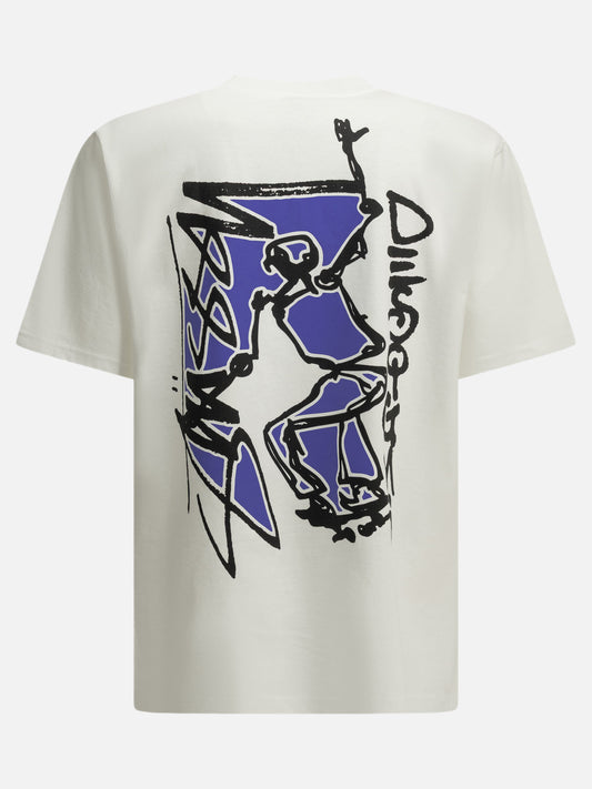 Stüssy "Sk8" Crew-Neck T-Shirt White