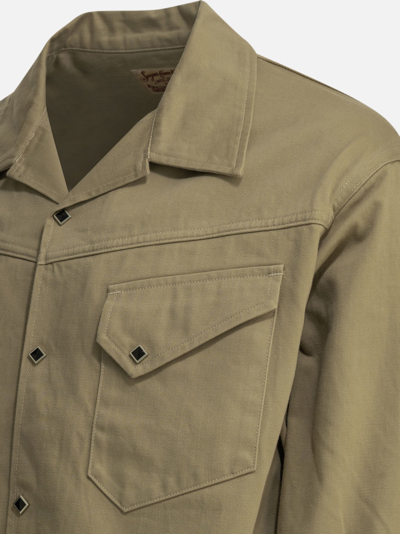 Overshirt jackets Solid colour Beige - Sugar Cane Men | PDP | VIETTI Online Store | Zoom-Modal_4