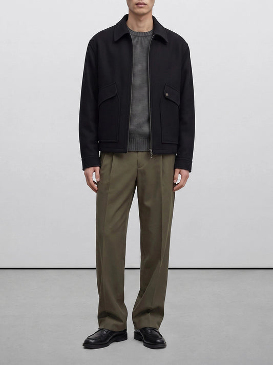 Short coats Solid colour Black - Tagliatore Men | PLP | VIETTI Online Store | 2