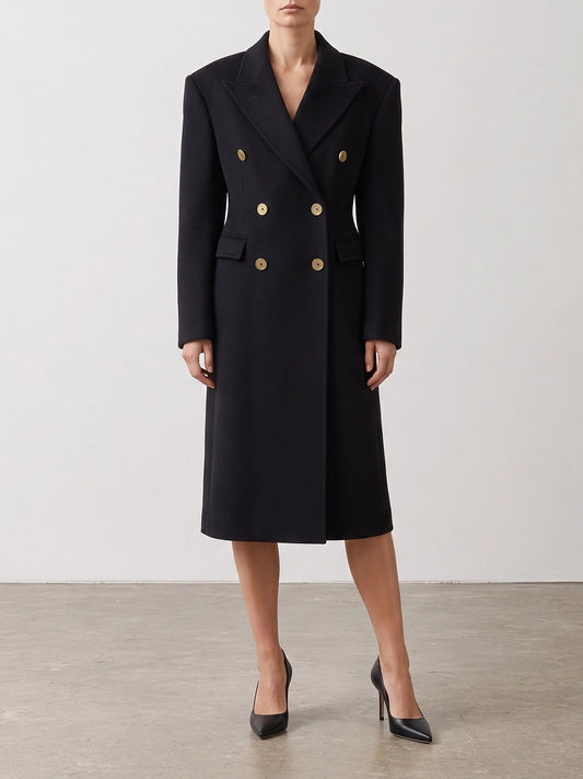 Long coats Solid colour Blue - Tagliatore Women | PLP | VIETTI Online Store | 2