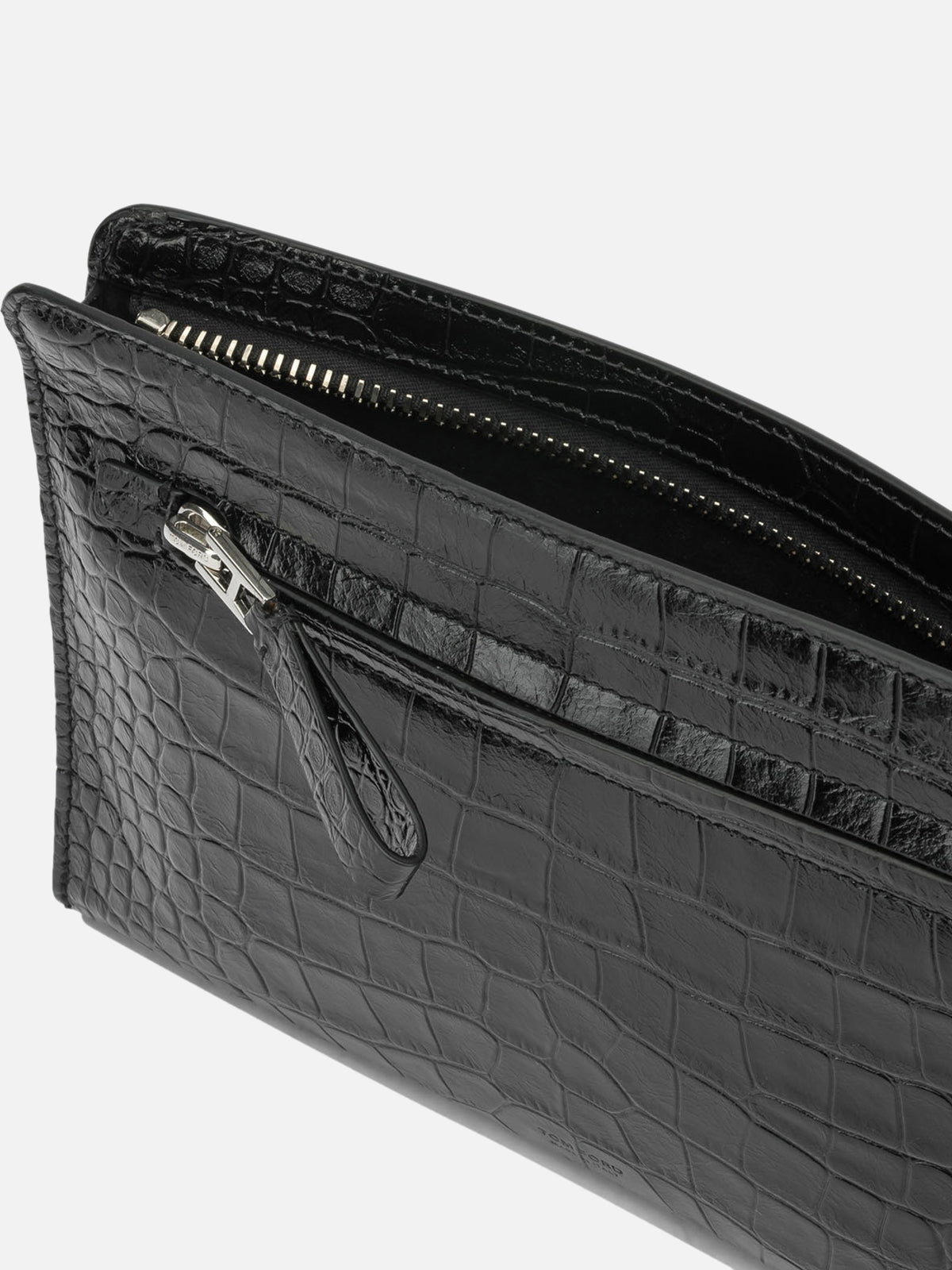 Tom Ford Leather Document Holder Black