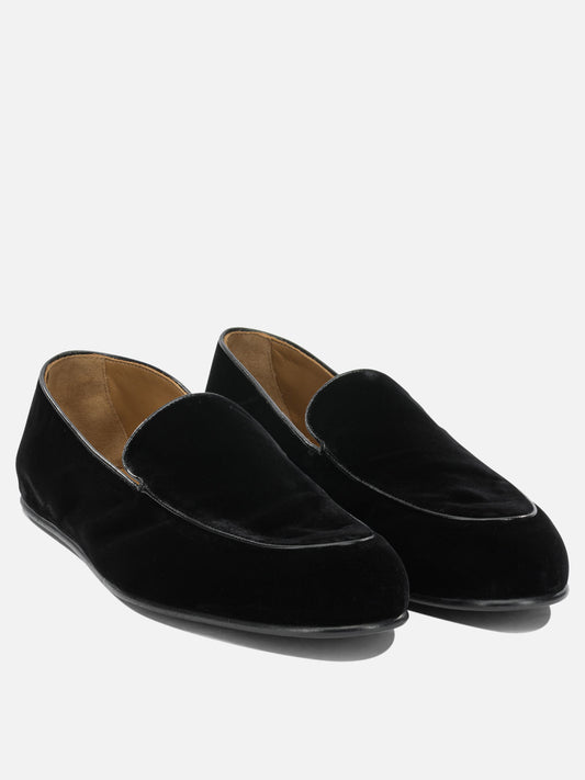 Slippers 65% viscose 35% cupro - 70% calf leather 30% rubber Black - Tom Ford Men | PDP | VIETTI Online Store | 2