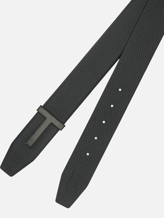 Leather belts 100% calf leather Black - Tom Ford Men | PLP | VIETTI Online Store | 2