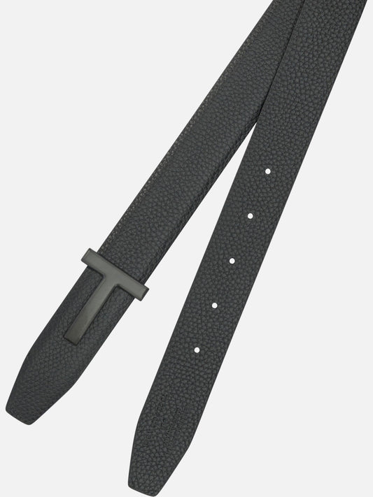 Leather belts 100% calf leather Black - Tom Ford Men | PLP | VIETTI Online Store | 2