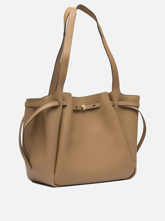 Tory Burch "Romy" Medium Shoulder Bag Brown