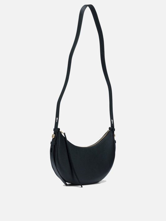 Tory Burch "Romy Half Moon" Small Shoulder Bag Black