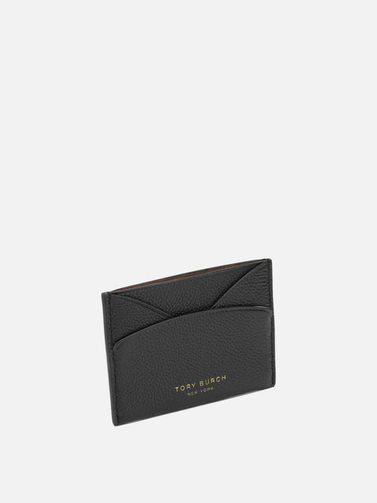 Tory Burch "Romy Flat" Card Holder Black